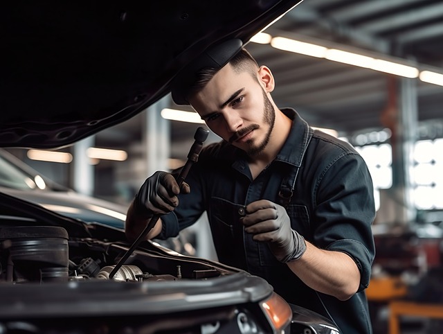 Free ai generated man mechanic illustration