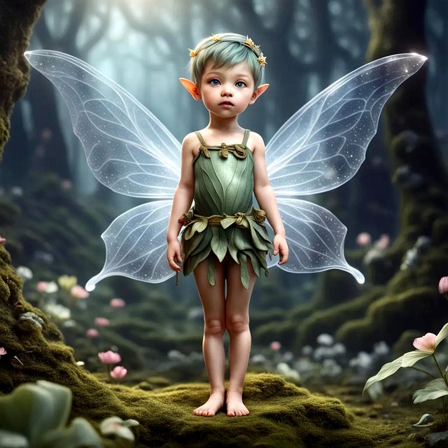 Free ai generated fairy girl illustration