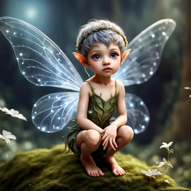 Free ai generated fairy girl illustration