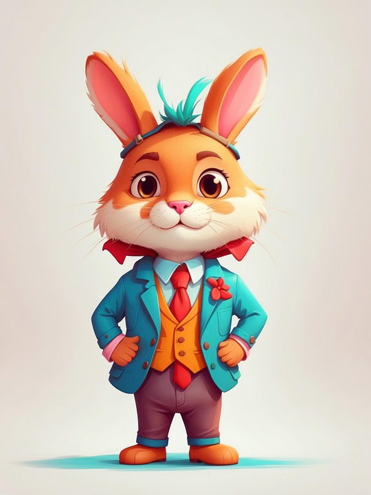 Download Ai Generated Rabbit Character Royalty-Free Stock Illustration ...