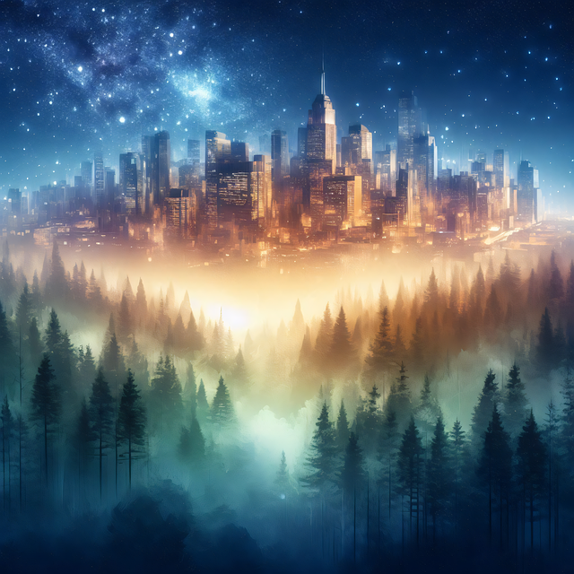 Free City Futuristic illustration and picture
