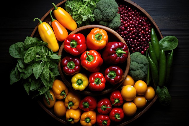 Free vegetable organic food illustration