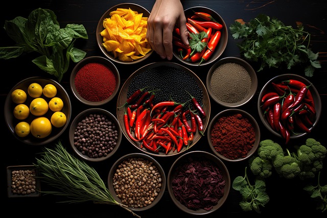 Free spices flavors food illustration
