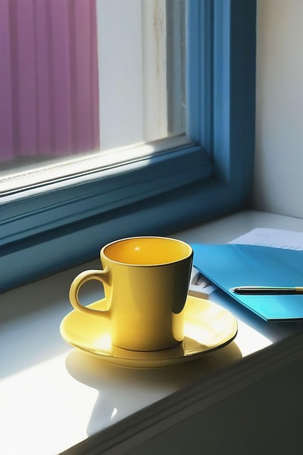 Free ai generated coffee window illustration