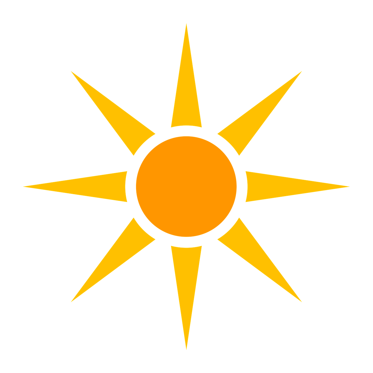 Download Sun Yellow Orange Royalty Free Stock Illustration Image