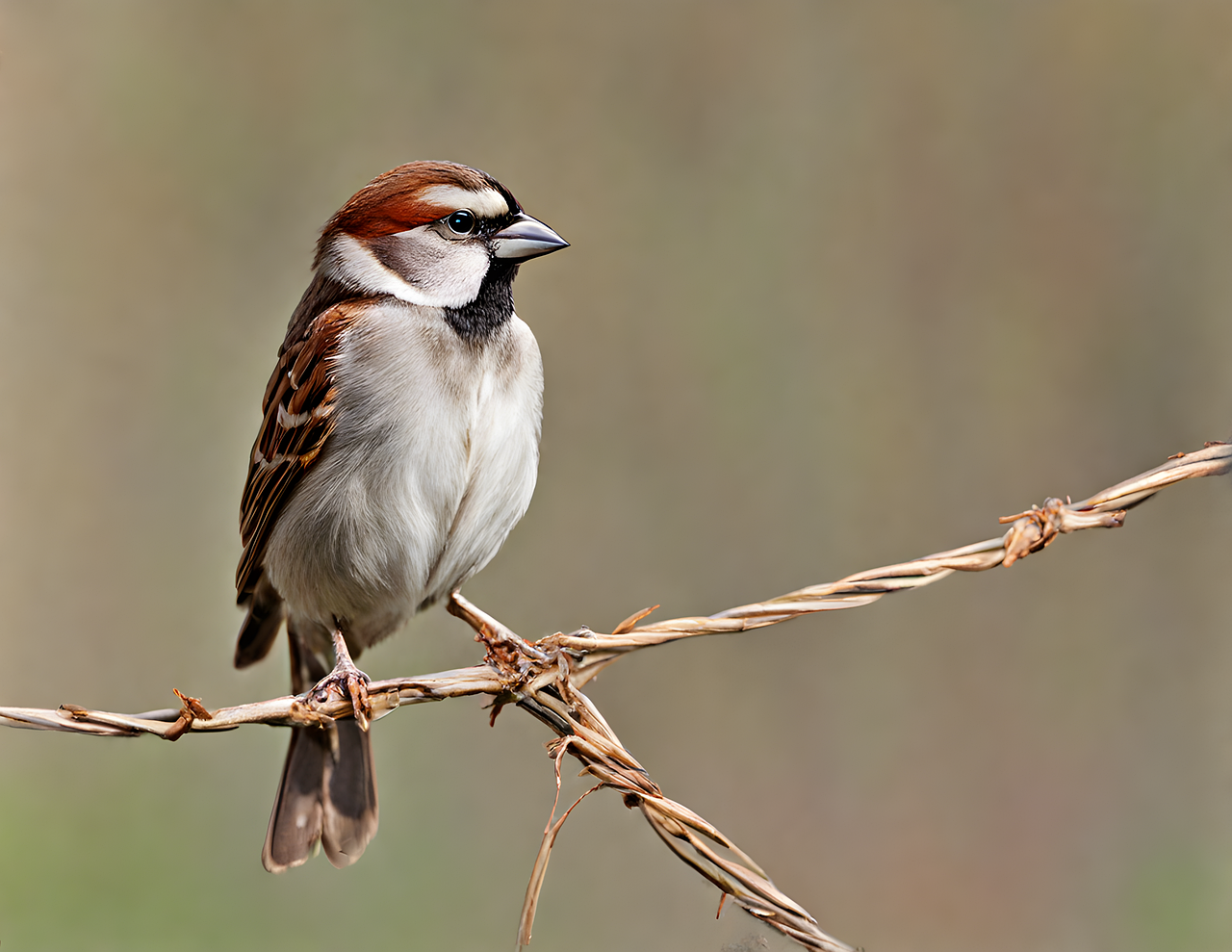 Download Ai Generated Sparrow Bird Royalty Free Stock Illustration