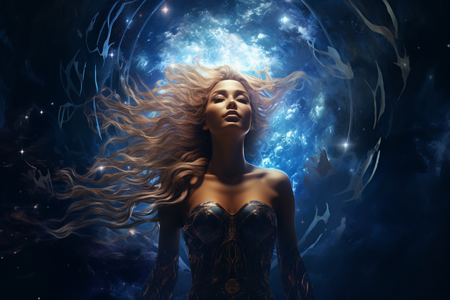 Free ai generated woman beauty illustration
