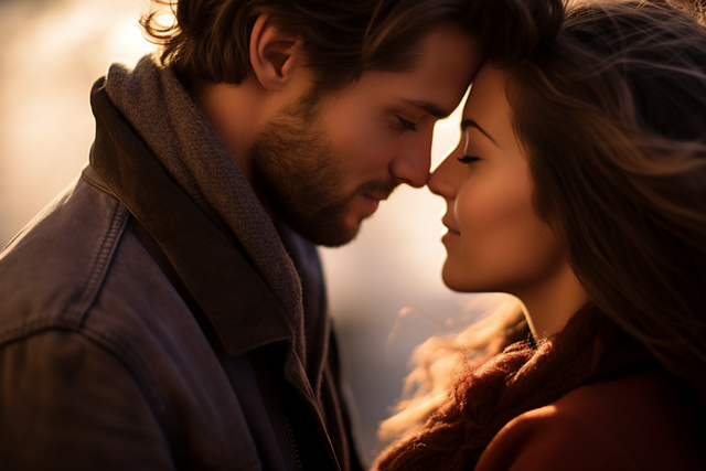Free ai generated couple lover illustration