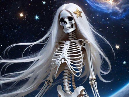 Free Ai Generated Skeleton illustration and picture