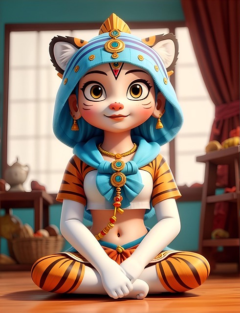 Free Ai Generated Tigress illustration and picture