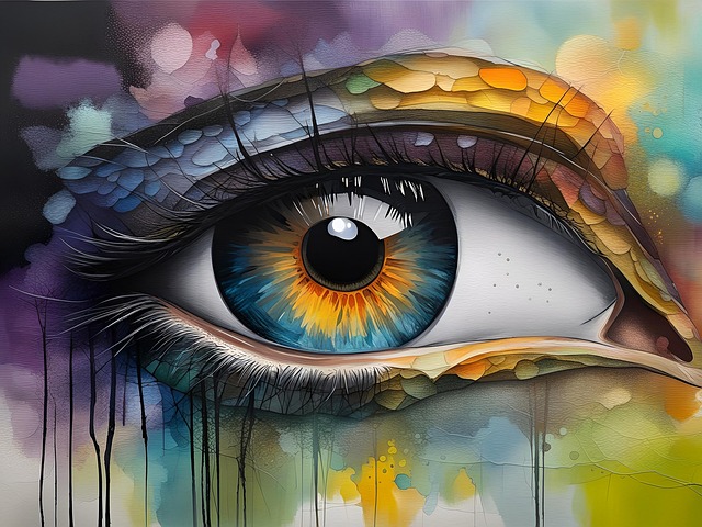 Free eye face abstract illustration