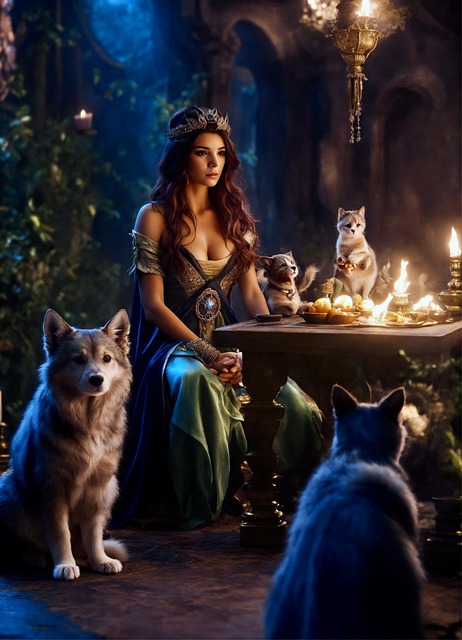 Download free HD stock image of Ai Generated Castle Free ai generated castle princess illustration