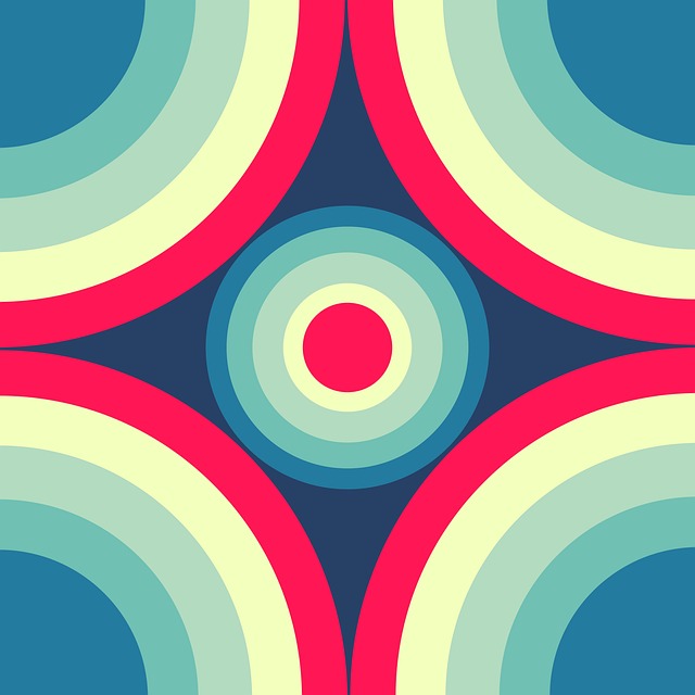 Free circles nature pattern illustration