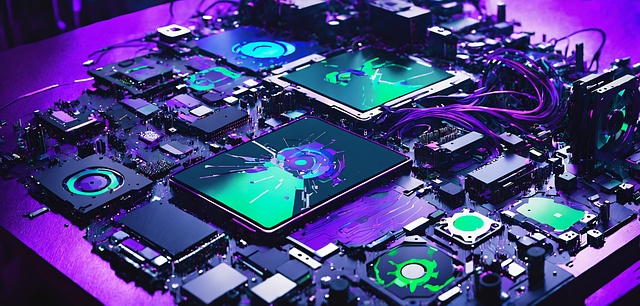 Free purple pink technology illustration