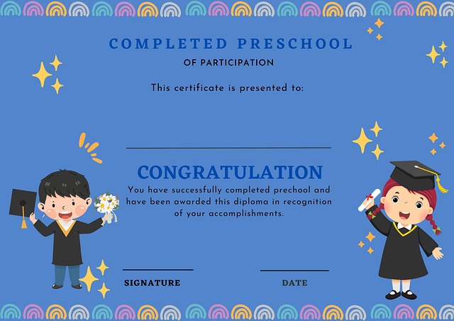 Preschool Graduation Certificate - Free photo on Pixabay - Pixabay
