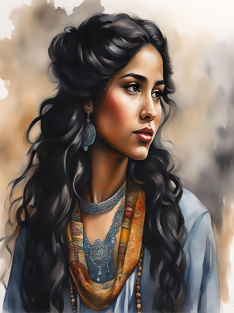 Background, Roma Girl, Kvinde, Frisure