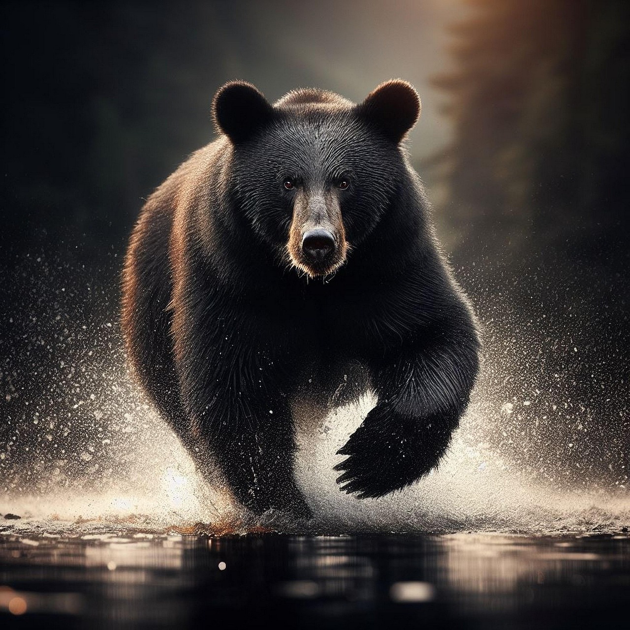 Download Ai Generated, Bear, Animal. RoyaltyFree Stock Illustration