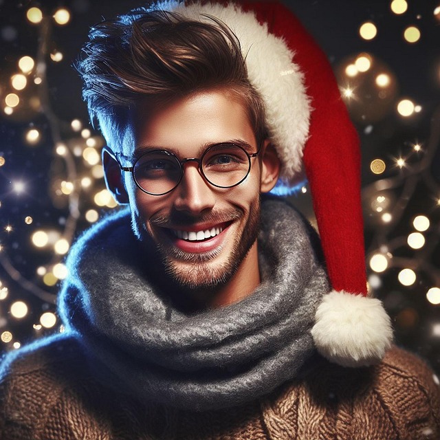 Download free HD stock image of Ai Generated Man Free ai generated man christmas illustration