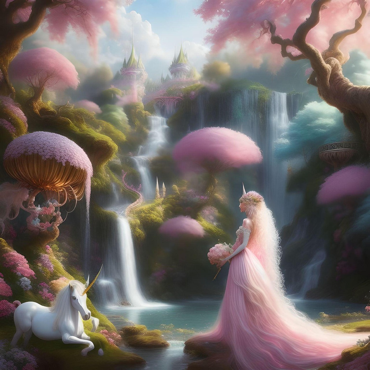 Princess Pink Castle Free Photo On Pixabay Pixabay