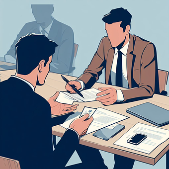 Interview, Arbeit, Geschäft, Treffen