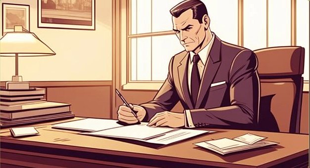 Free Lawyer Man illustration and picture