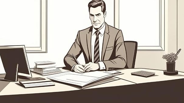 Free Lawyer Man illustration and picture