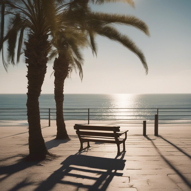 Beach, Benken, Palme, Hav, Stol
