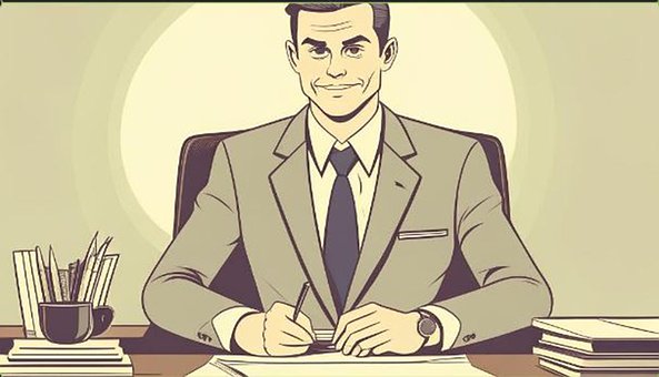Free Lawyer Man illustration and picture