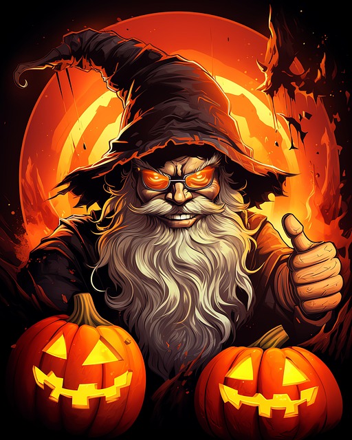 Ai Genereret, Troldmand, Halloween
