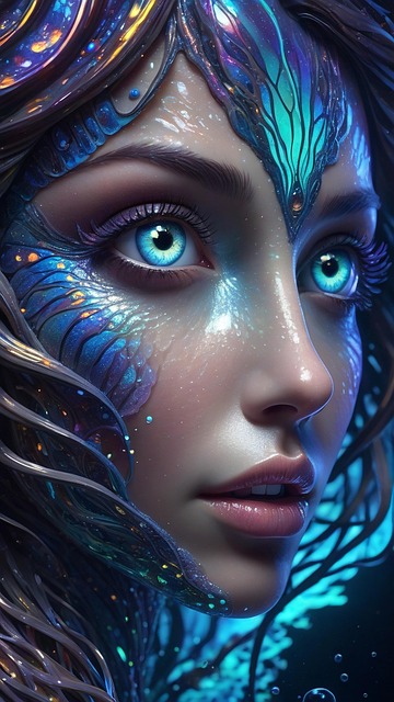 Free ai generated woman mystic illustration