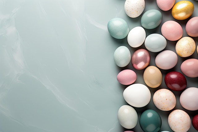 Free easter eggs background wallpaper illustration
