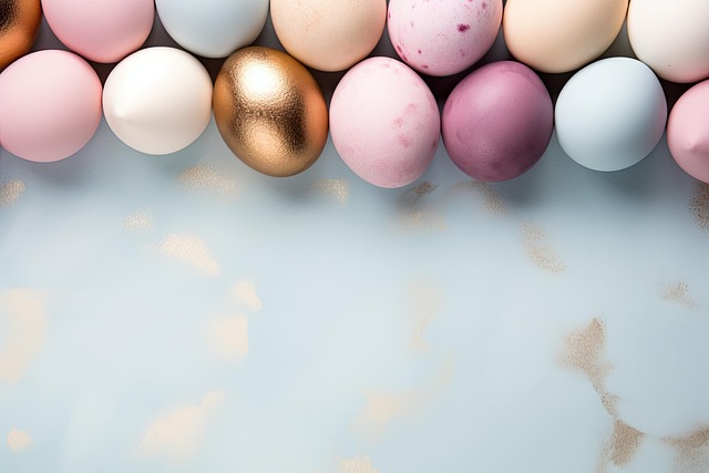 Free easter eggs background wallpaper illustration
