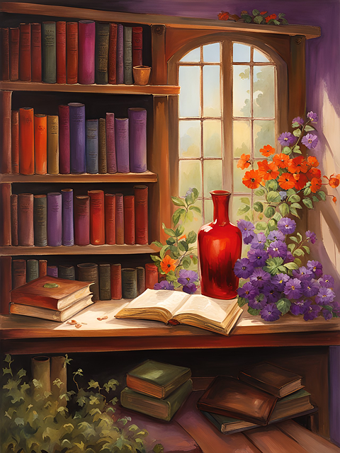 Free picturesque setting background illustration