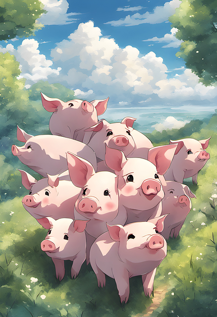 Ai Gerado, Porco, Animais, Leitão