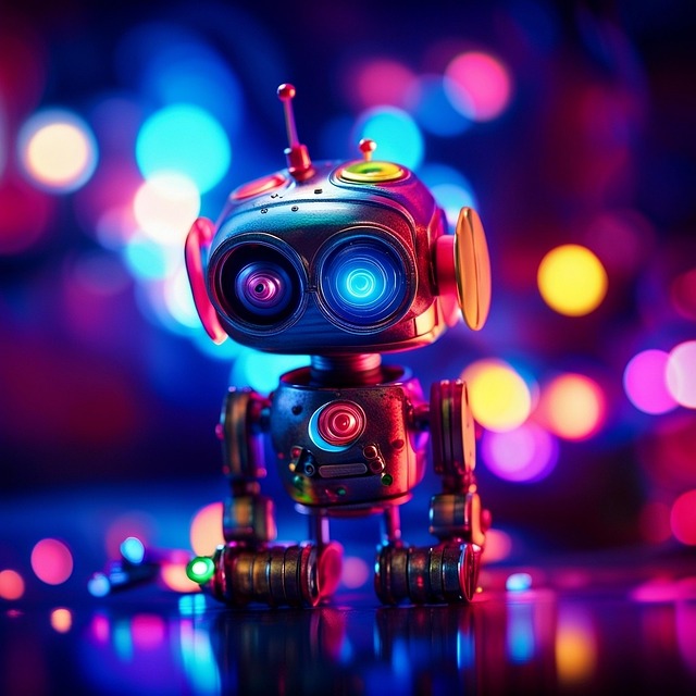 Free ai generated robot toy illustration