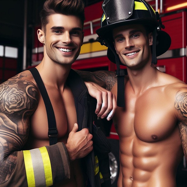Free fireman one firefighter illustration