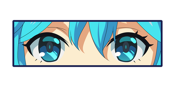 Free Anime Anime Eyes vector and picture