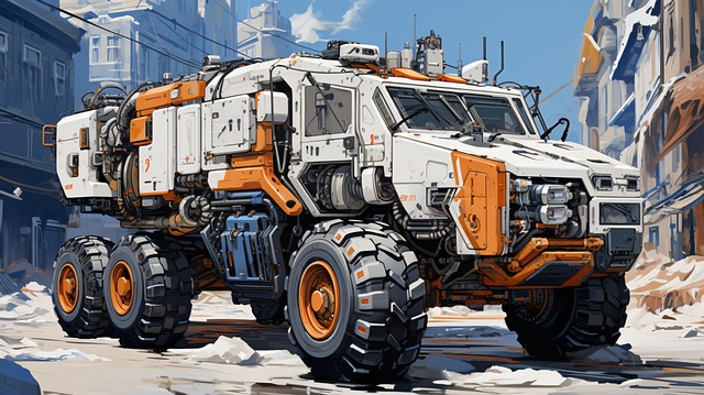 Free equipment bulldozer tractor illustration