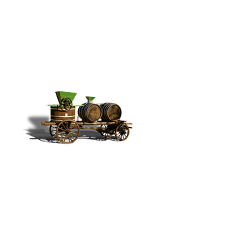 Free Barrel Wagon illustration and picture
