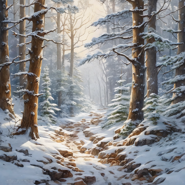 Download free HD stock image of Ai Generated Trees Free ai generated trees forest illustration