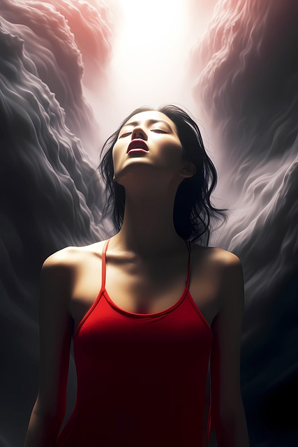 Free ai generated woman ethereal illustration