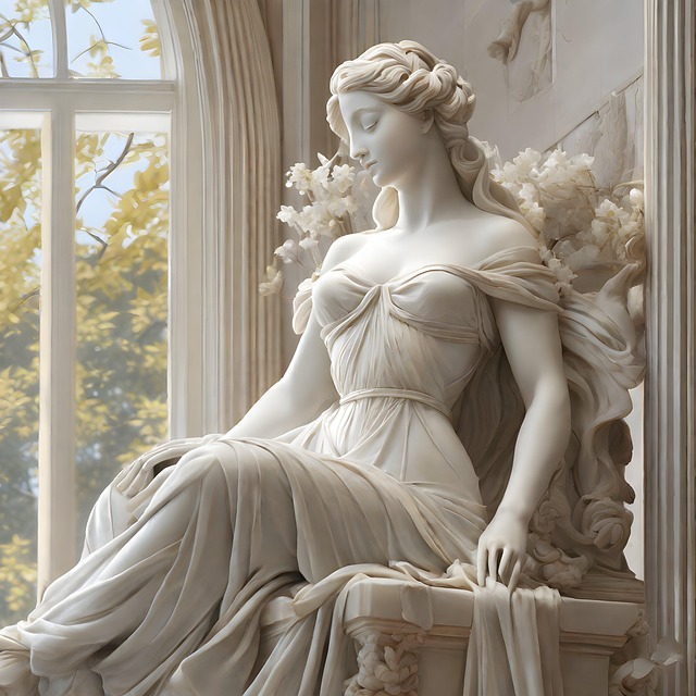 Download Ai Generated Woman Statue RoyaltyFree Stock Illustration