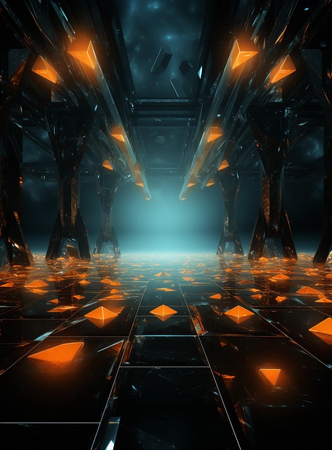 Ai Genereret, Tunnel, Lys, Abstrakt