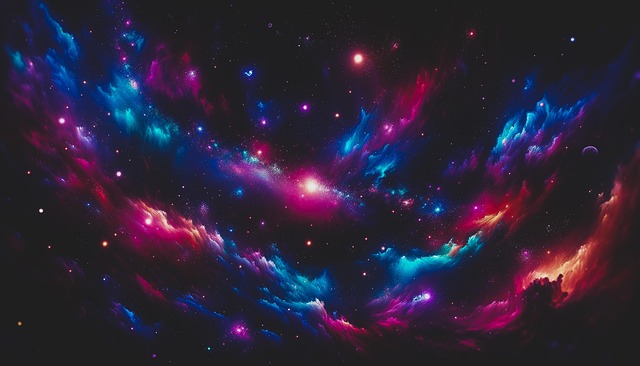 Ai Generiert, Kosmos, Nebel, Sterne
