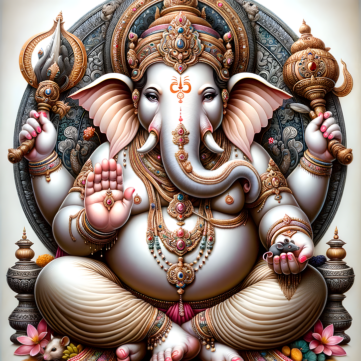 Download Lord Ganesha, Ganesha, Elephant God. RoyaltyFree Stock