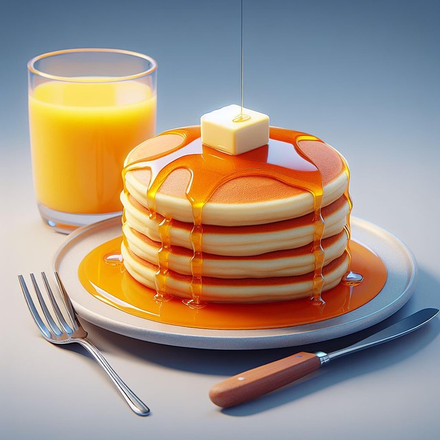 Free Ai Generated Pancakes illustration and picture