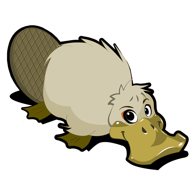 Free Platypus Character illustration and picture