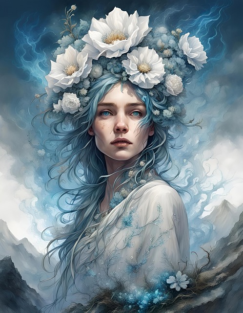 Download free HD stock image of Ai Generated Woman Free ai generated woman nature illustration