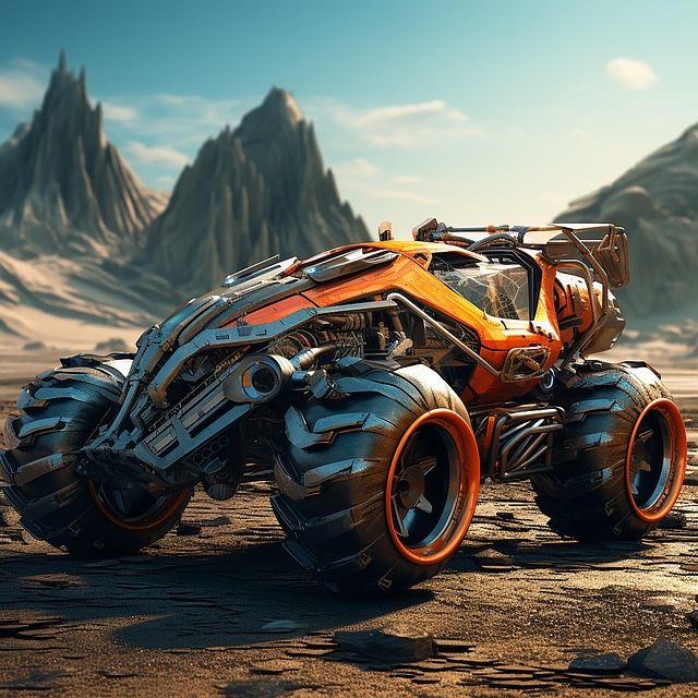 Free ai generated vehicle rugged illustration