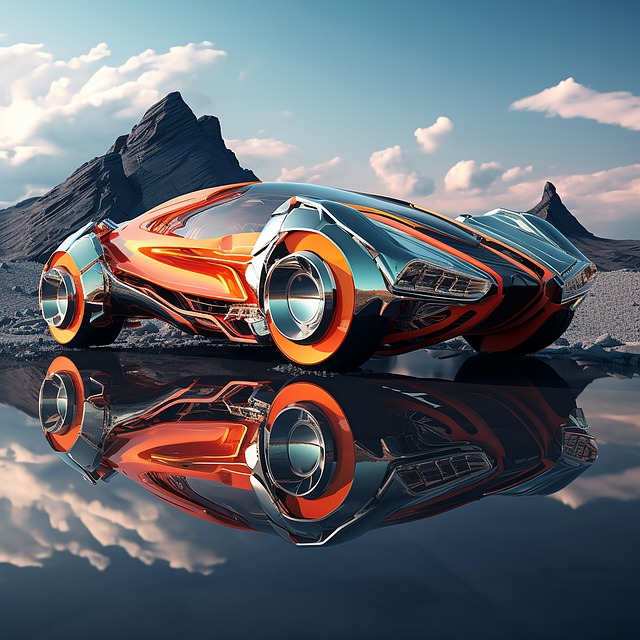 Free ai generated vehicle nature illustration